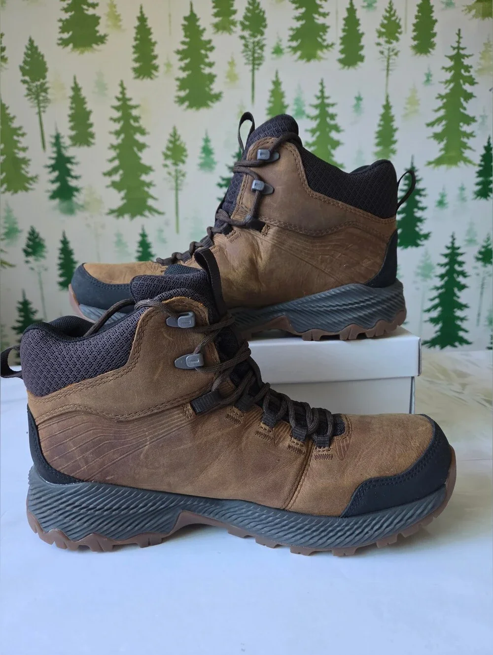 Merrell Forestbound Brown Waterproof Hiking Boots